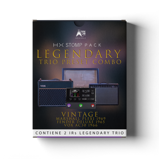 Legendary Trio Presets | HX Stomp | Fender-Vox-Marshall