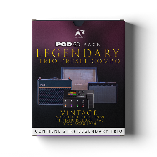 Legendary Trio Presets | PodGo |  Fender-Vox-Marshall